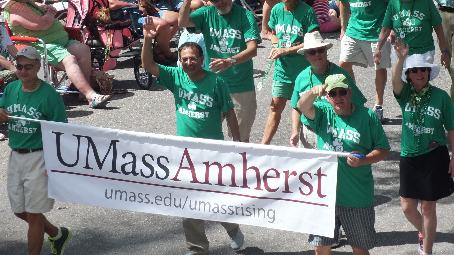 UMass Amherst at 2016 Naples St. Patricks Day Parade