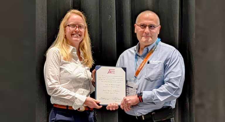 UMass Band alumna Dr. Stephanie A. Wankowicz has been named the inaugural recipient of the American Union of Crystallography’s George M. Sheldrick Award for Contributions to Structural Science